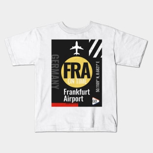 FRA airport Kids T-Shirt